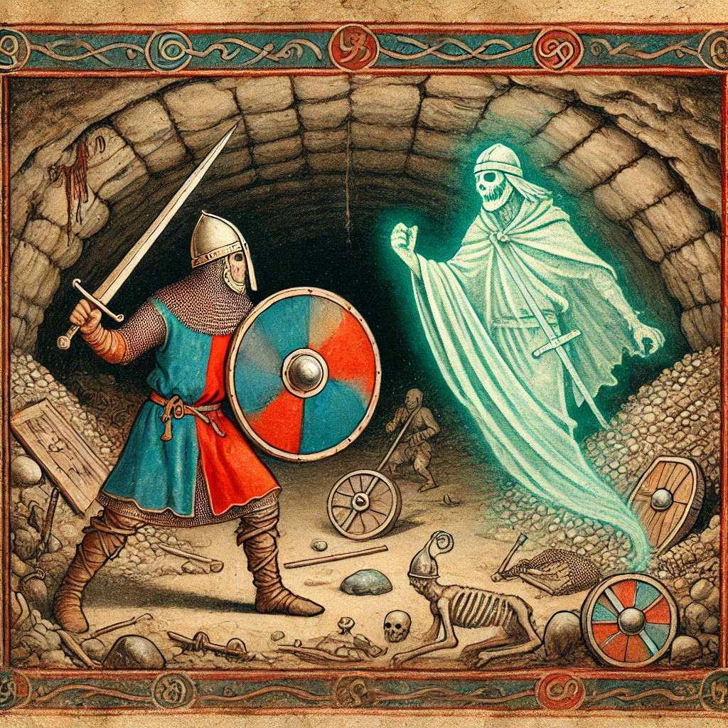 Illustration inspired by The Saga of Grettir