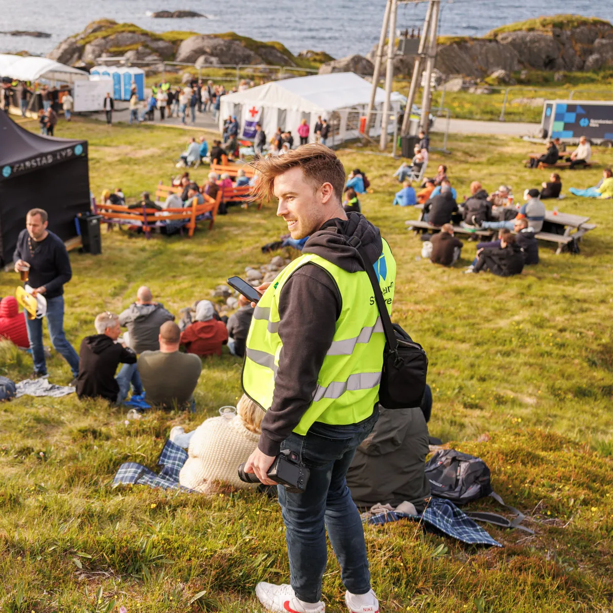 Vegard Halkjelsvik at the Havgaprock festival
