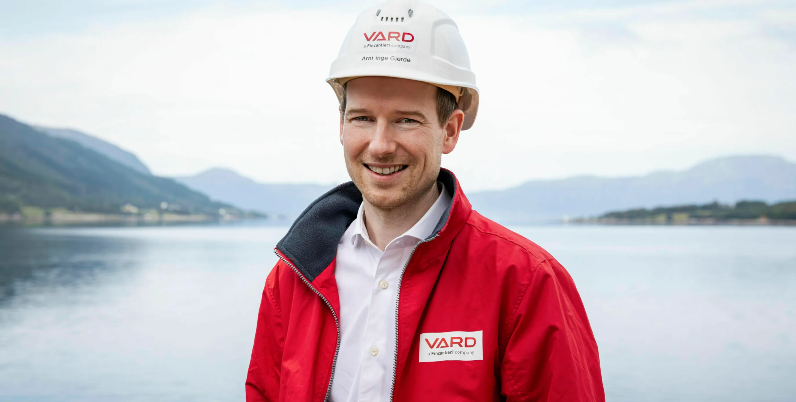 Arnt Inge at VARD shipyard