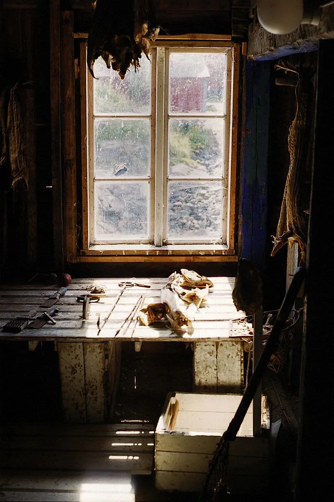 View of the Lofoten coastline from Å