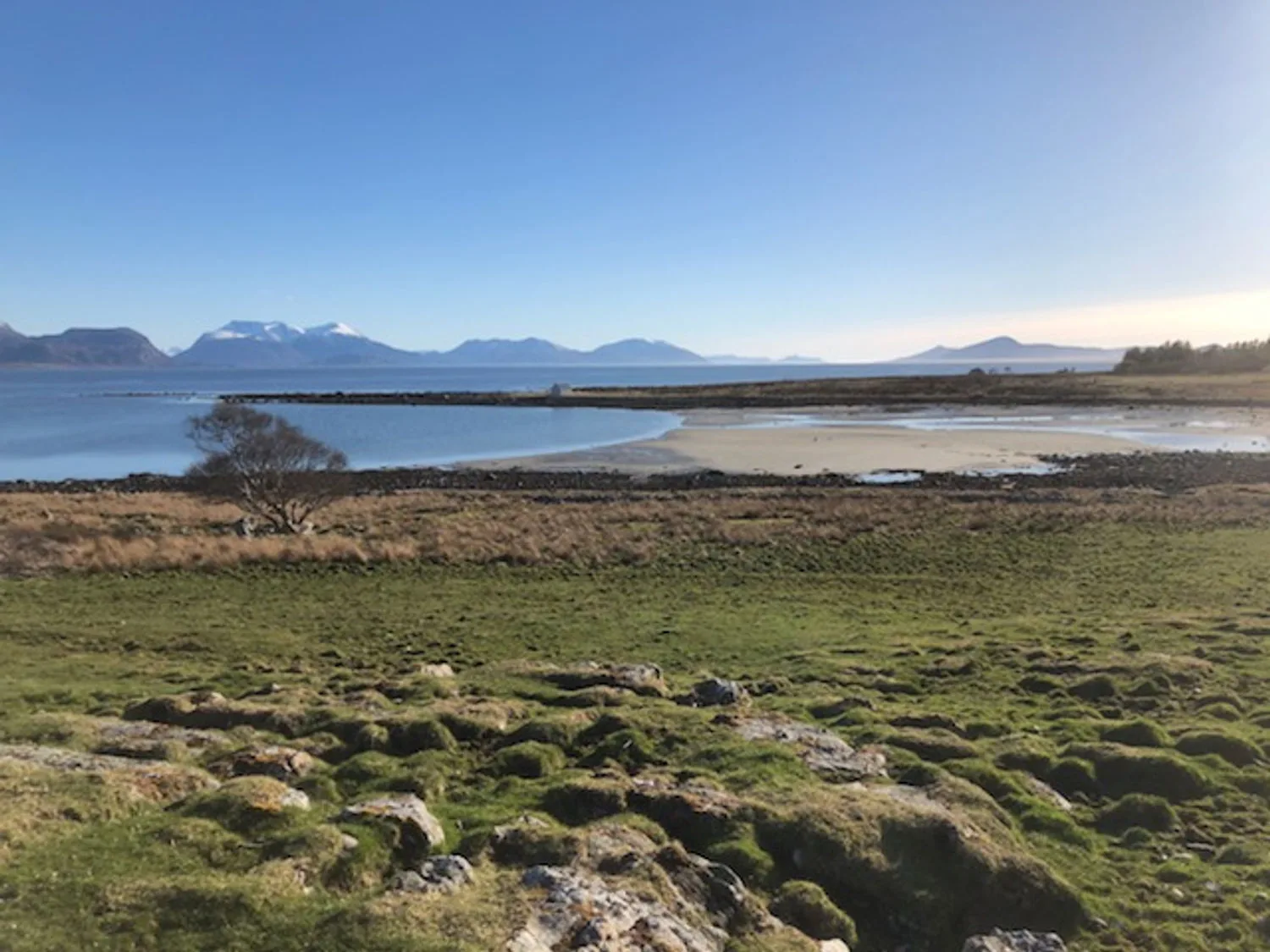 The view from Orta towards Otrøya