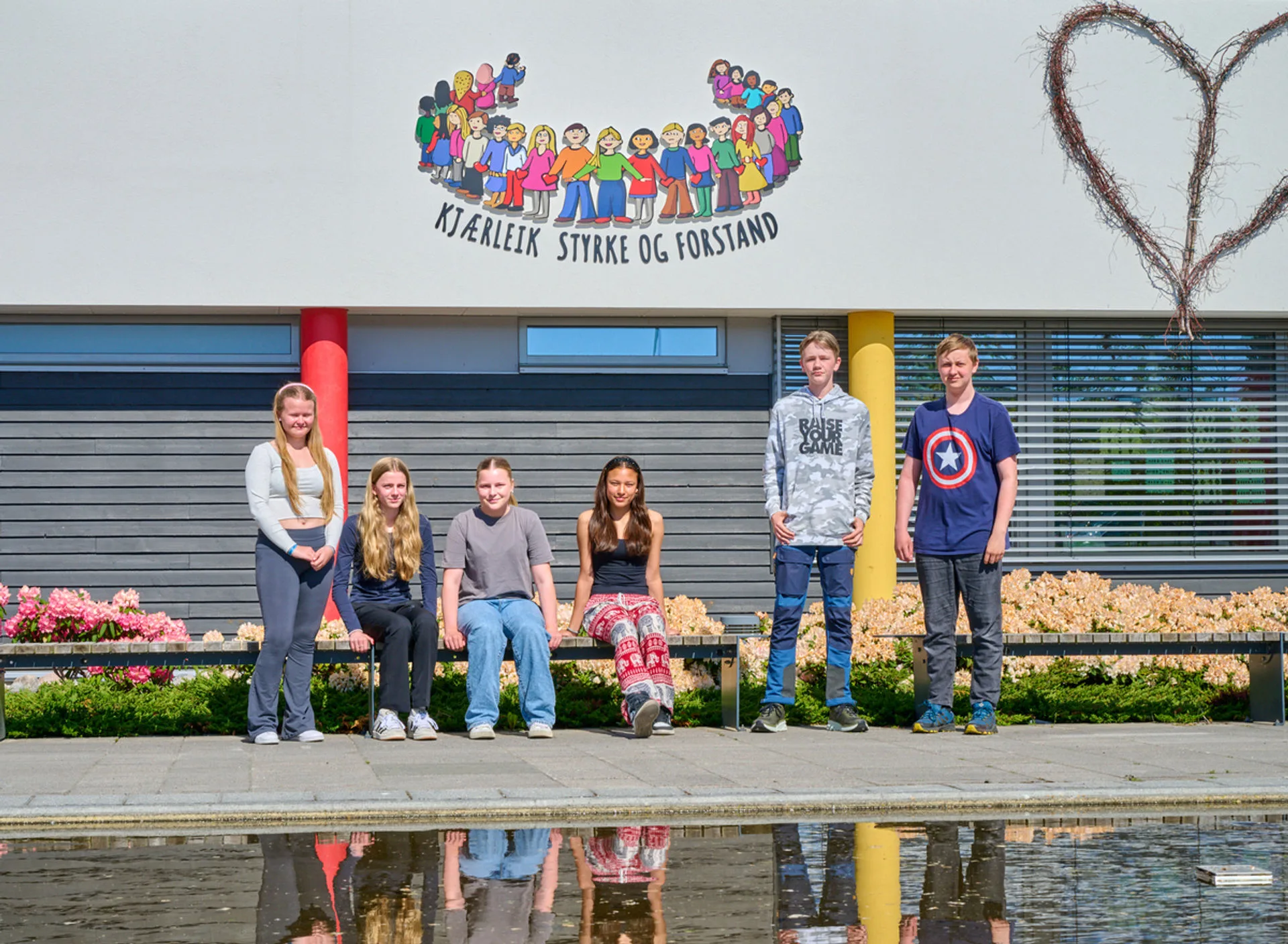 School building in Aukra with modern facilities