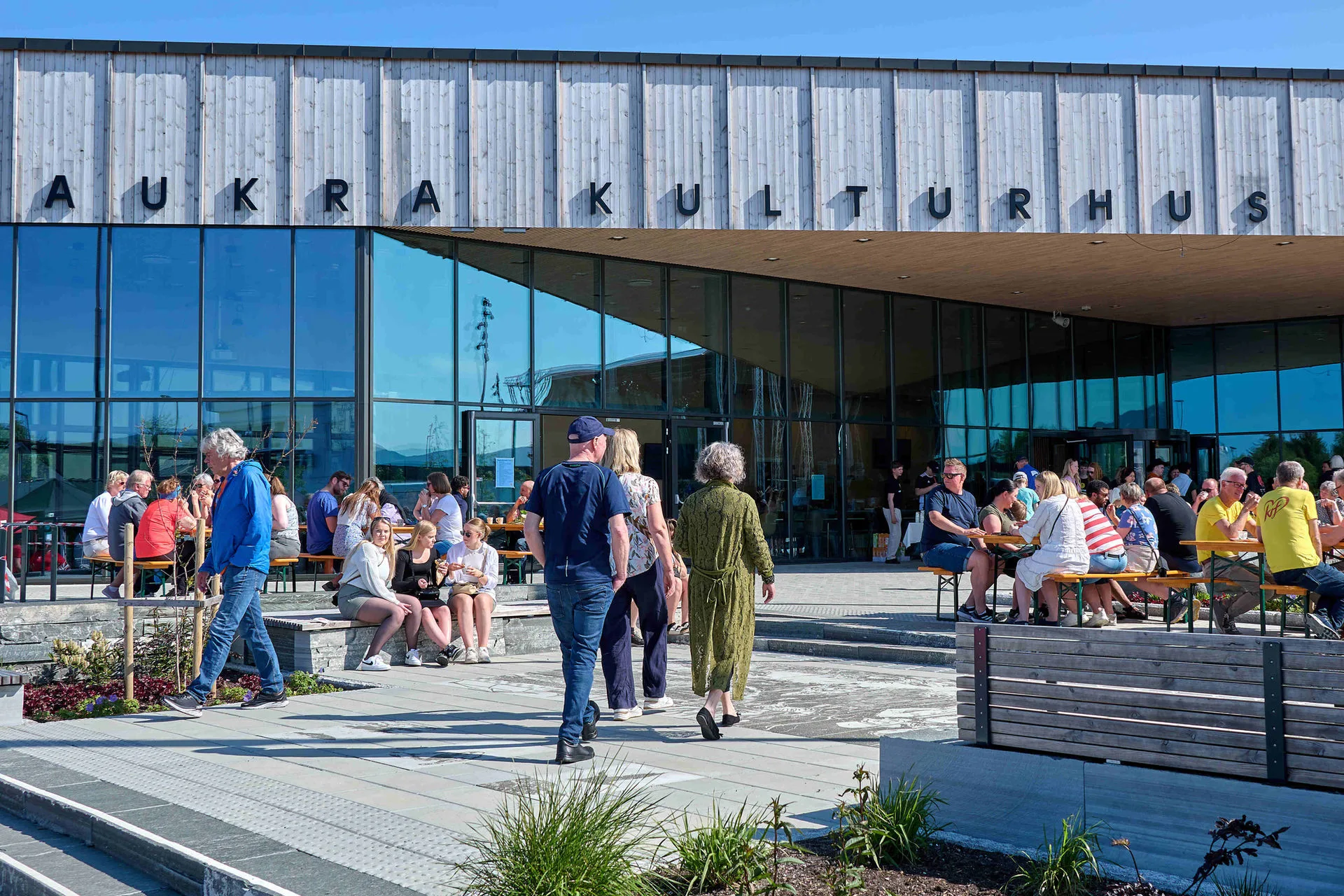 Aukra Community Center exterior
