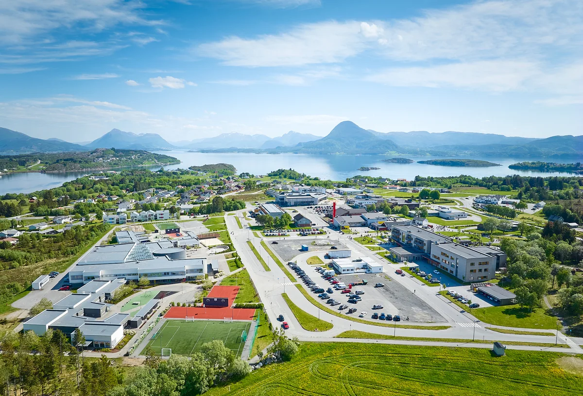 Falkhytten from above