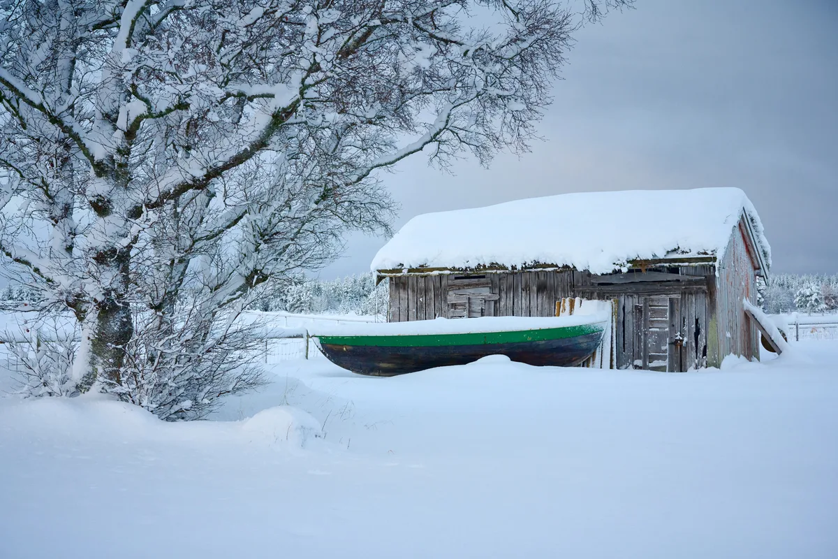 Winter light over Aukra
