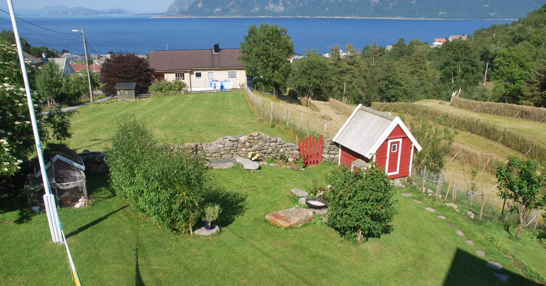 Panoramic view of Brandal and Sulafjorden