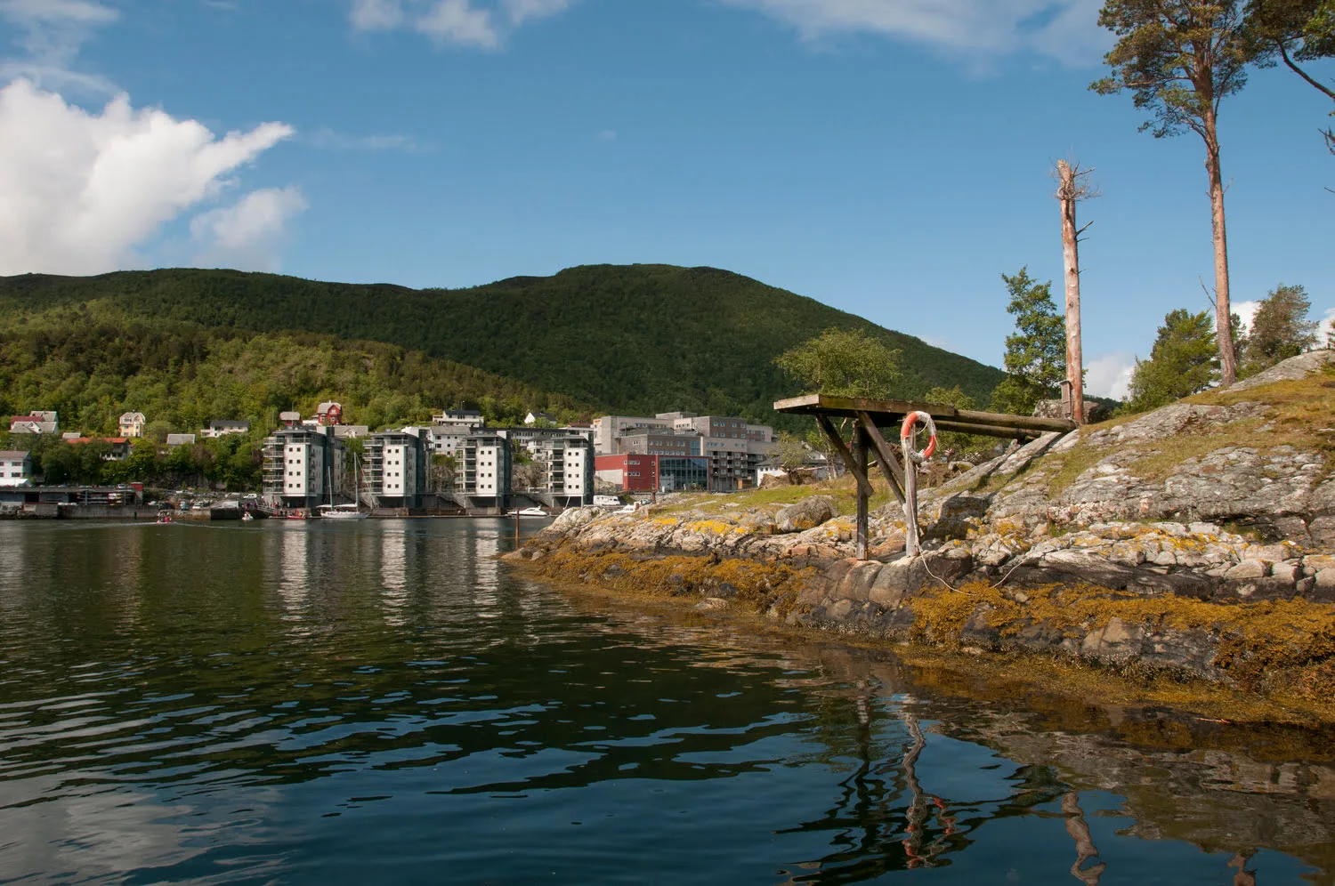 Diving board at Brattvåg