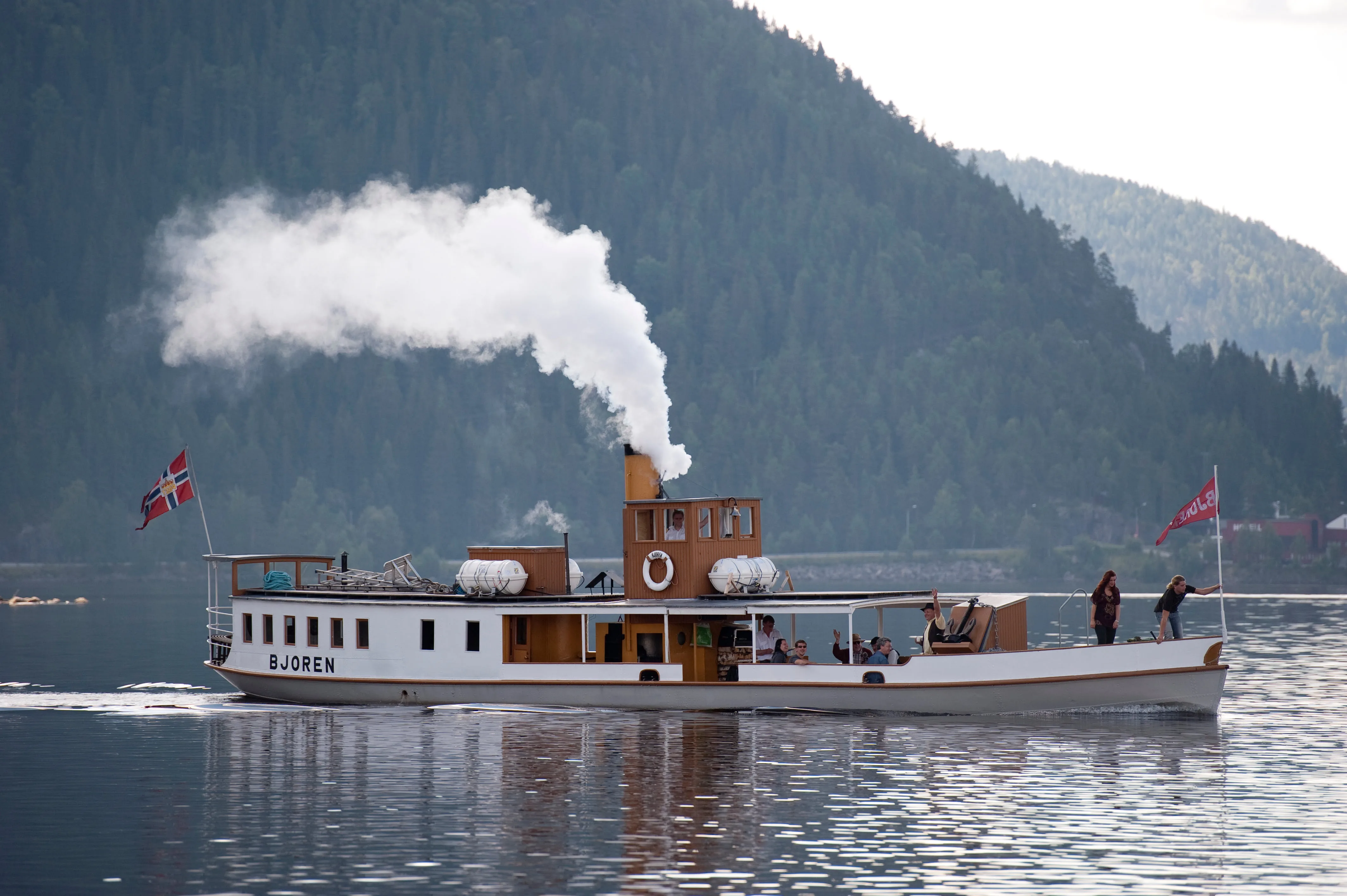 Steamboat Bjoren on Byglandsfjorden