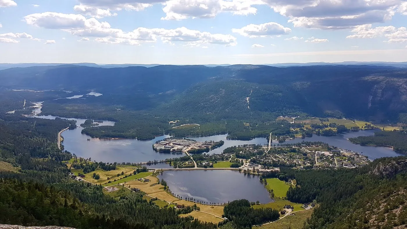 View from mountain Heståsknapen