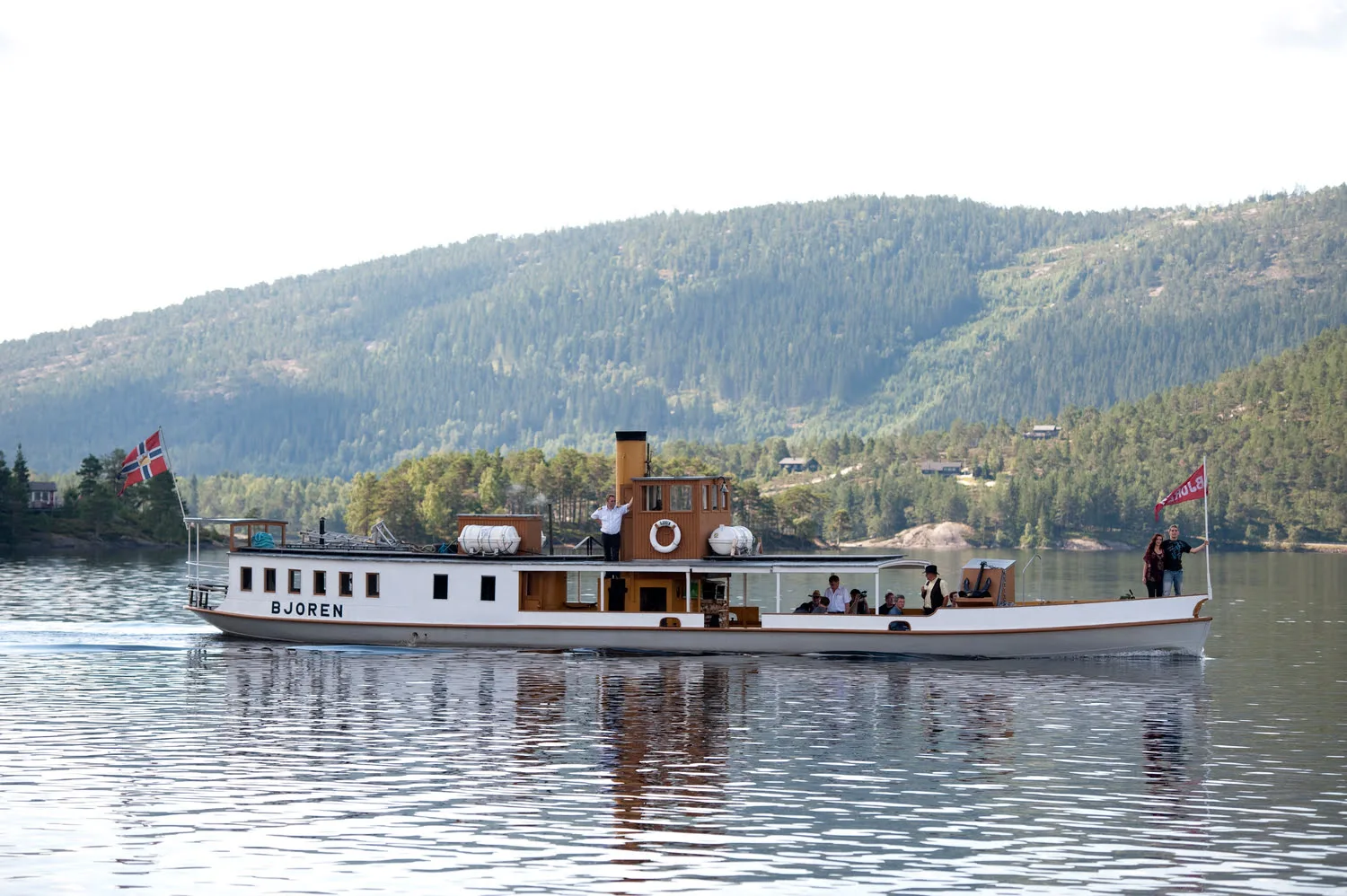 Steamboat Bjoren on Byglandsfjorden
