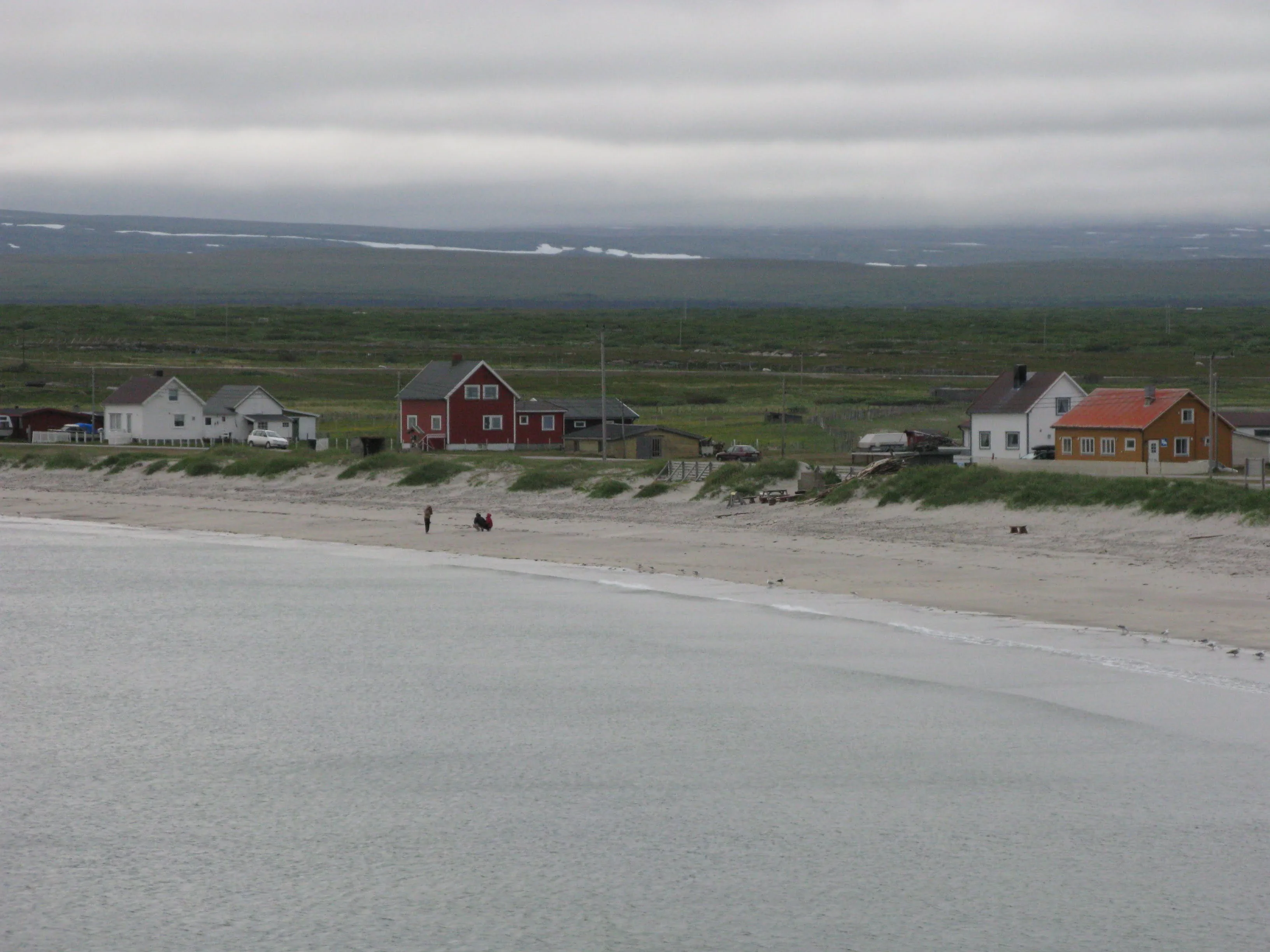 Sandy beach at Ekkerøy