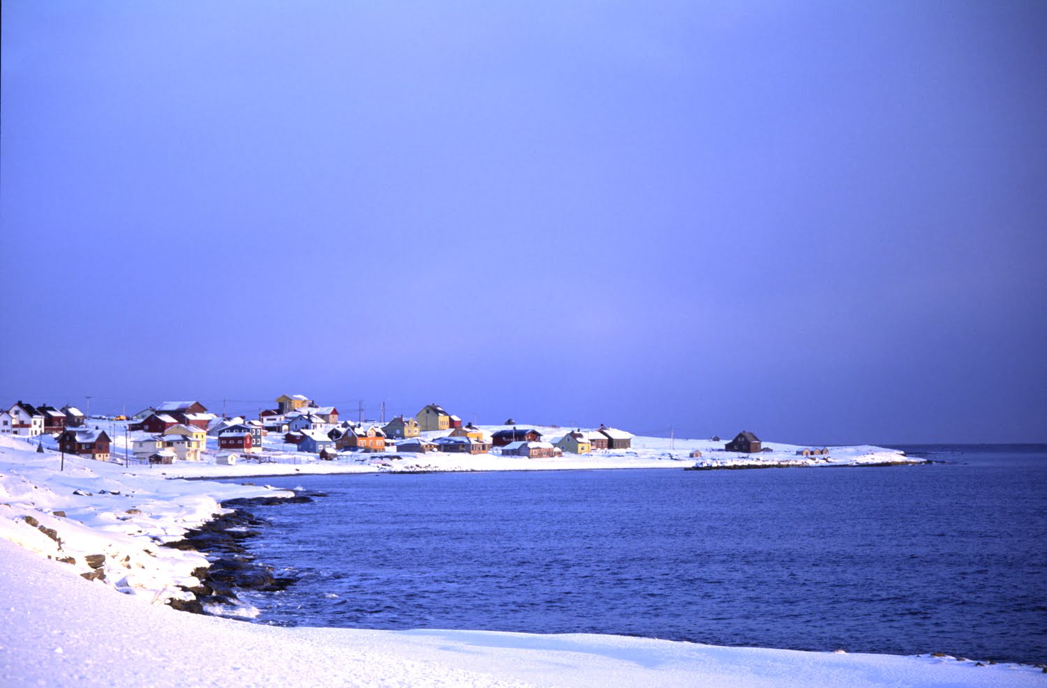 Ekkerøy village on the Varanger fjord
