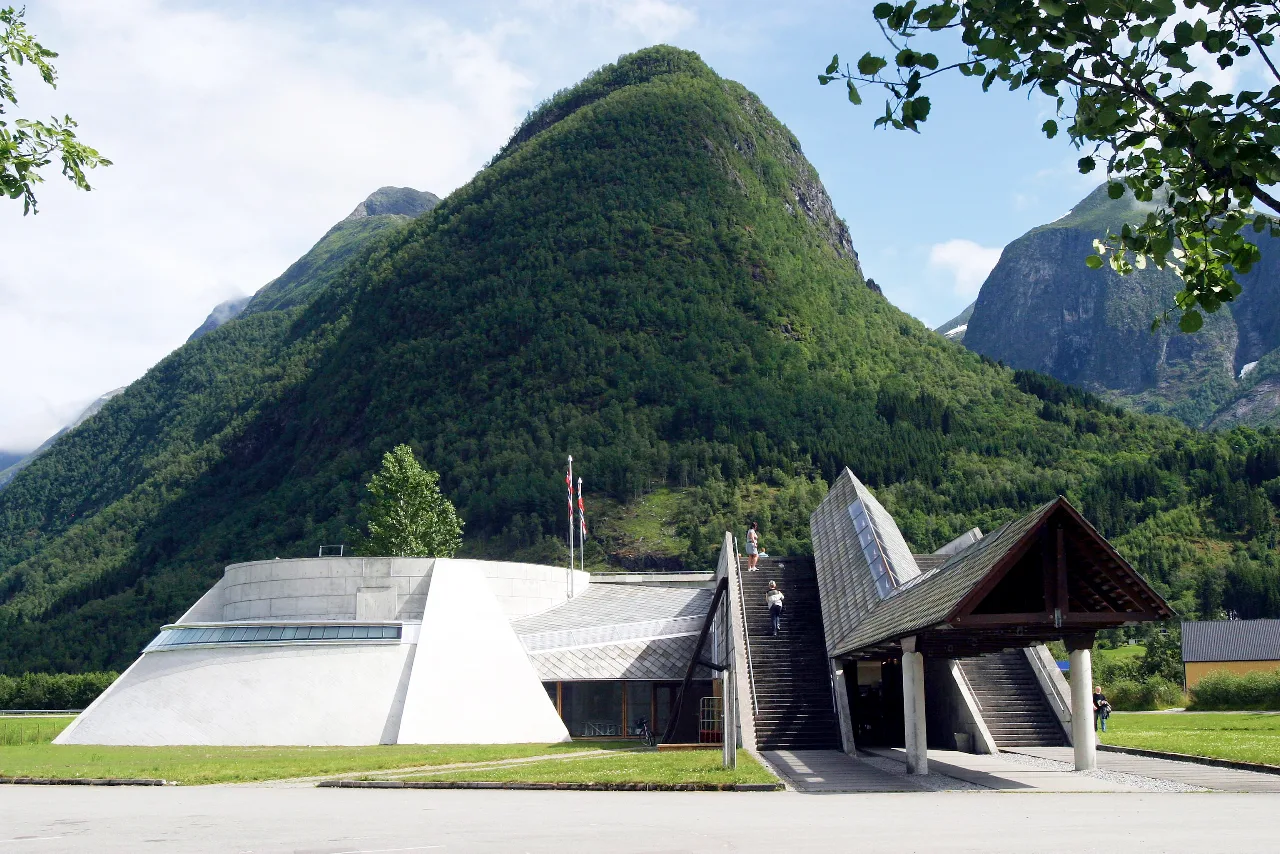 The Norwegian Glacier Museum in Fjærland