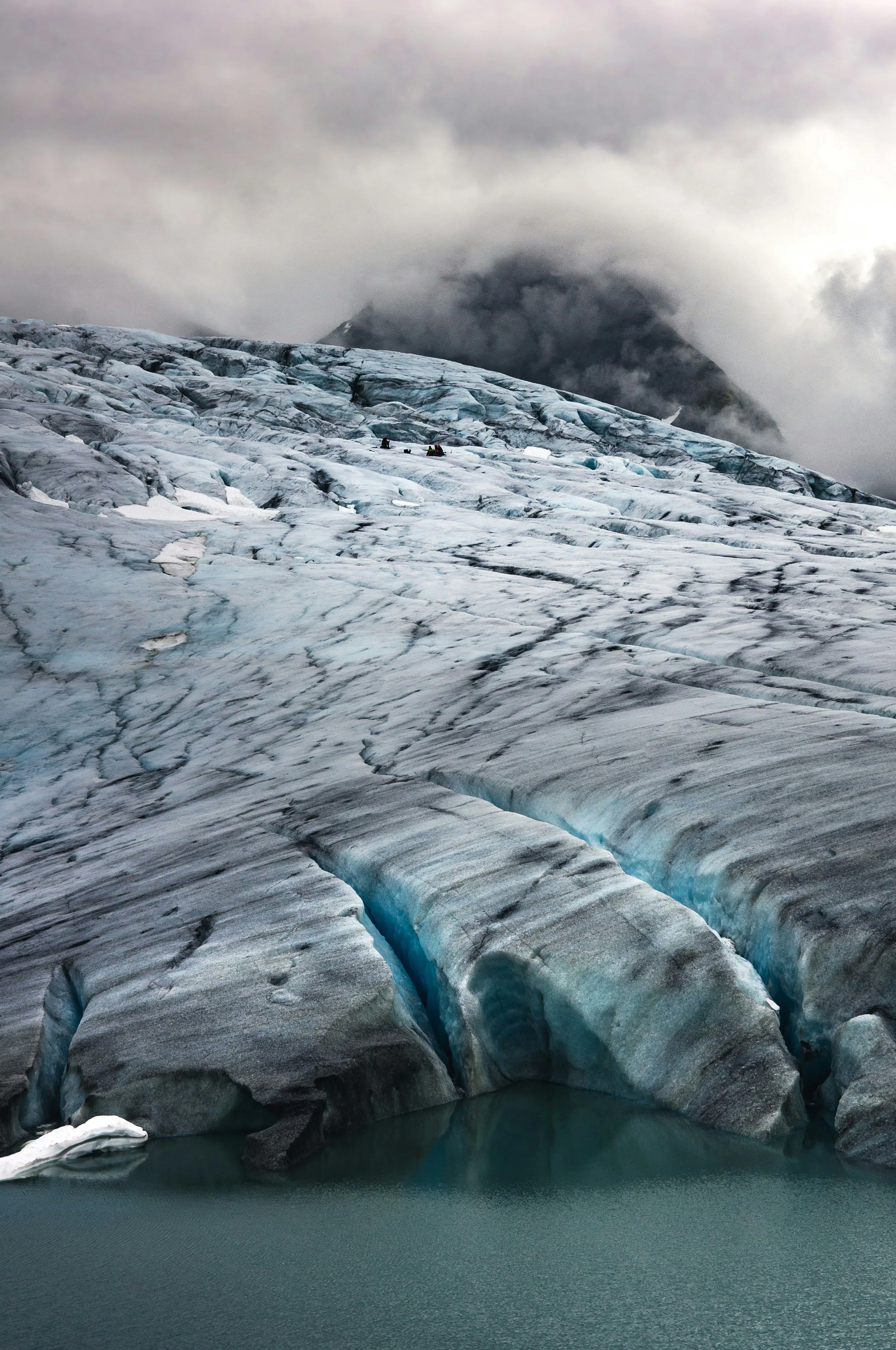 Glacier ice formations near Fjærland
