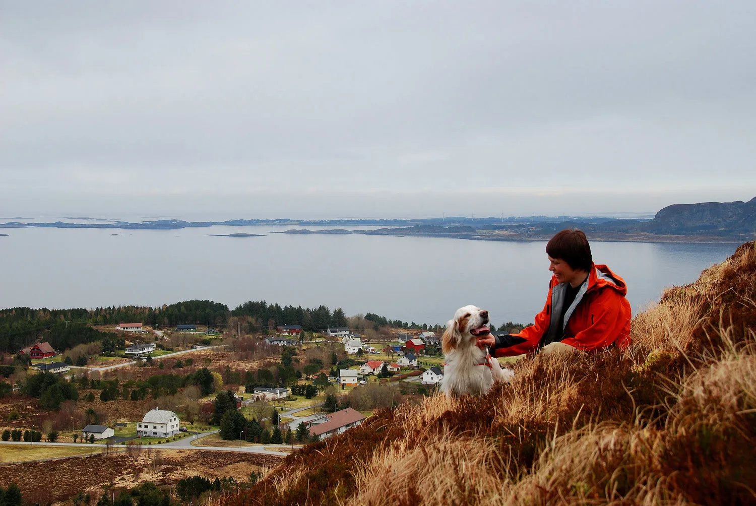 Panoramic view from Ramsberget over Fjørtofta