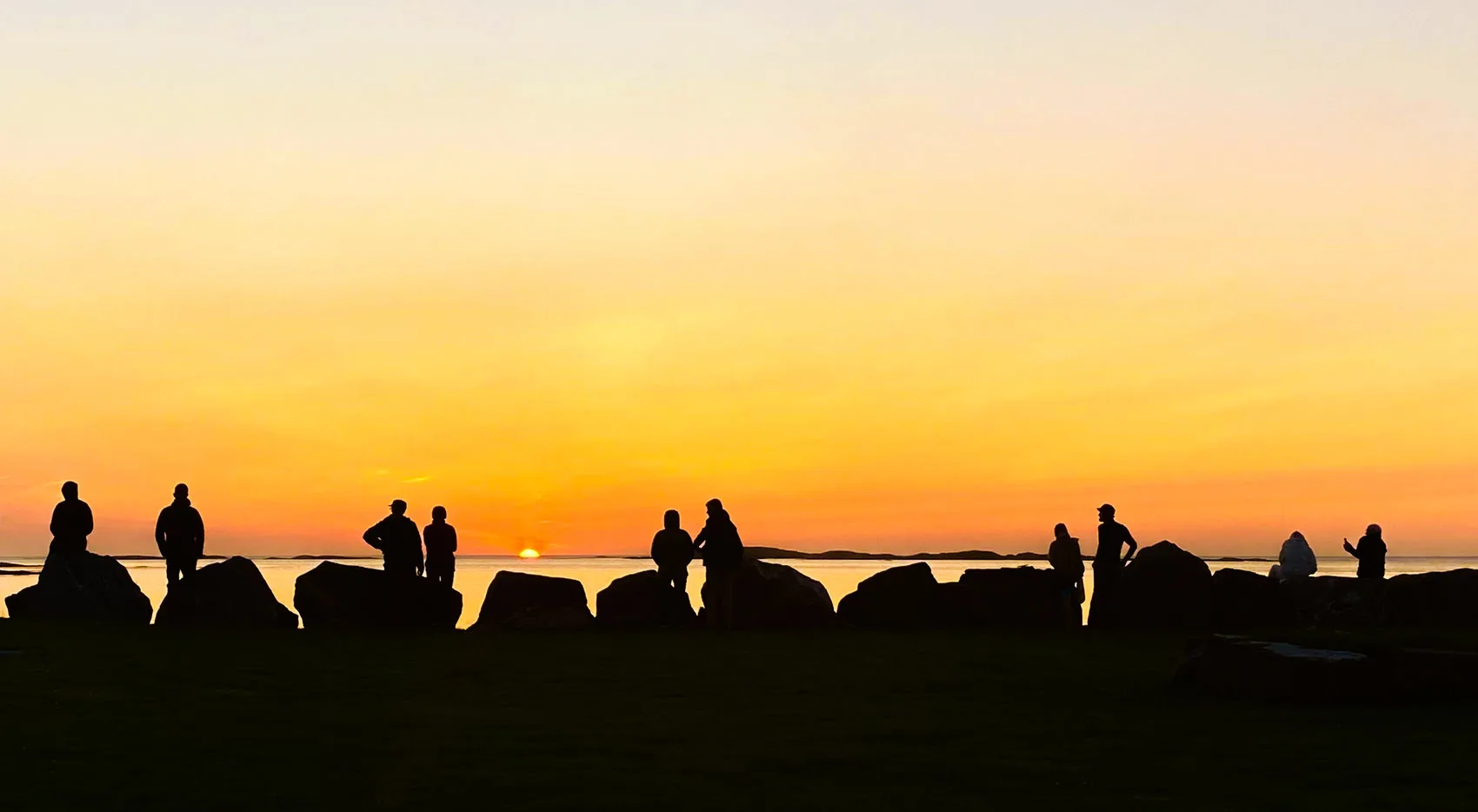 Silhouettes at sunset