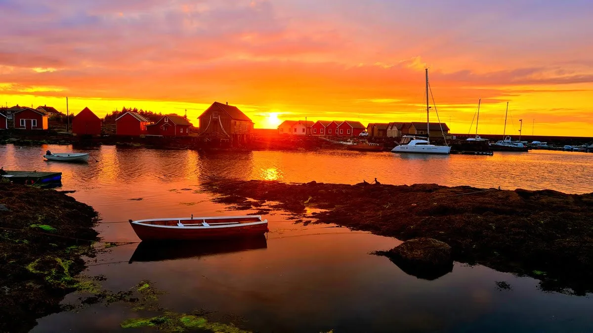 Summer evening on the islands