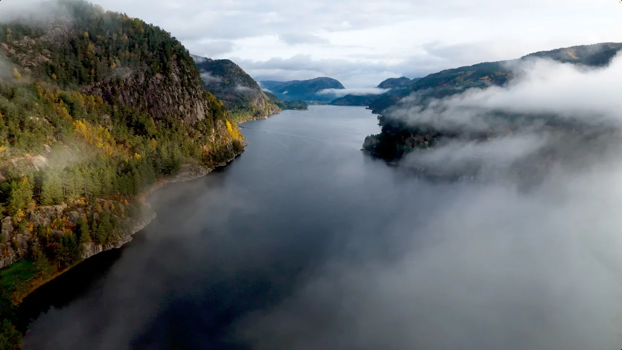 Mountains and fjords in Åseral