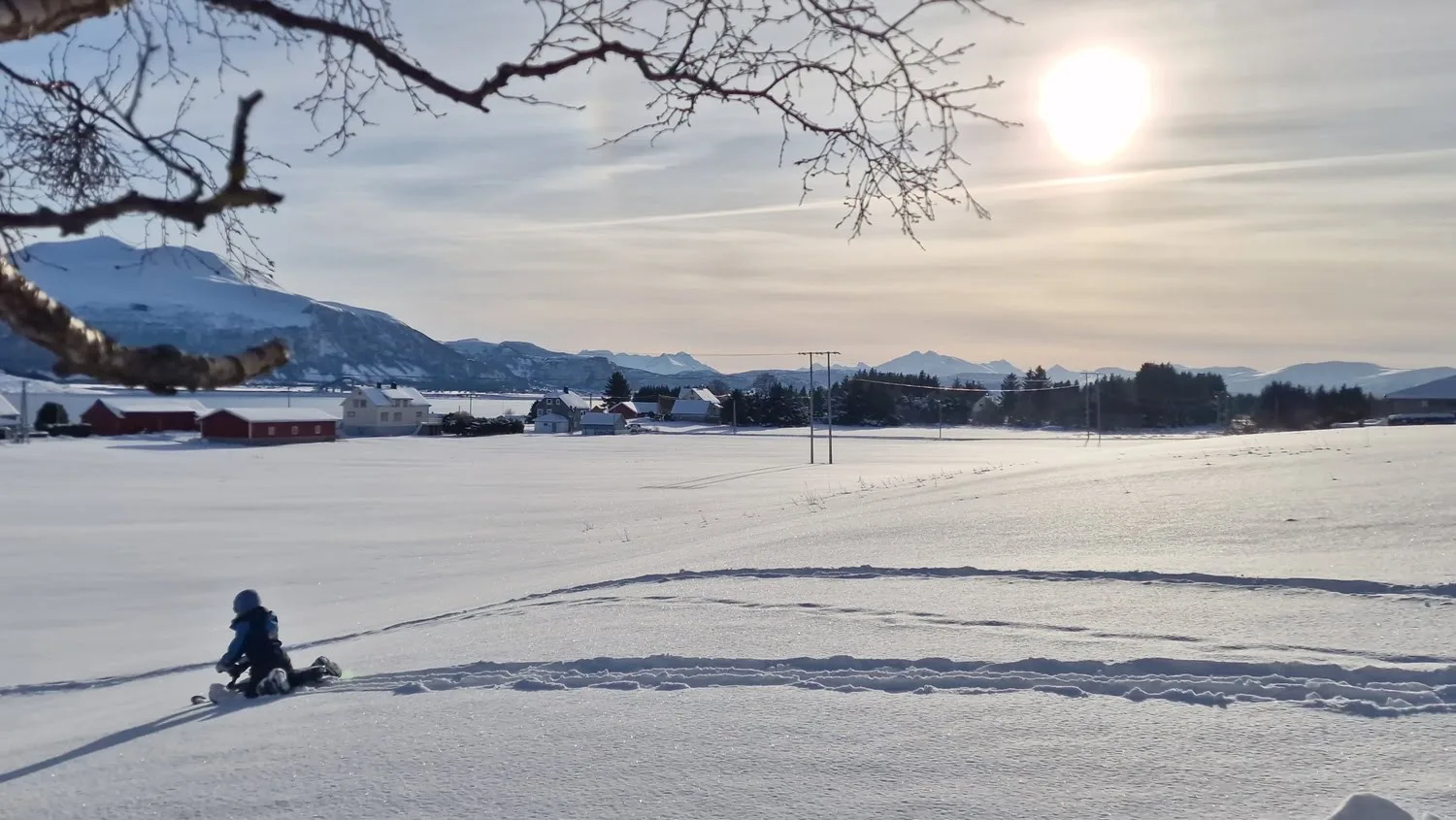 Lepsøya winter scene