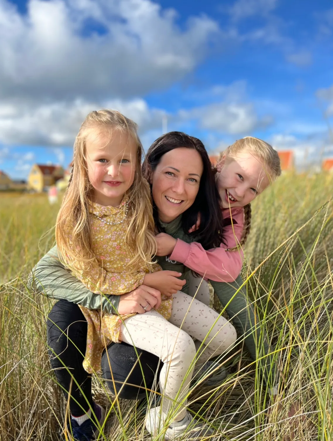 Jeanette and her lovely daughters enjoying nature