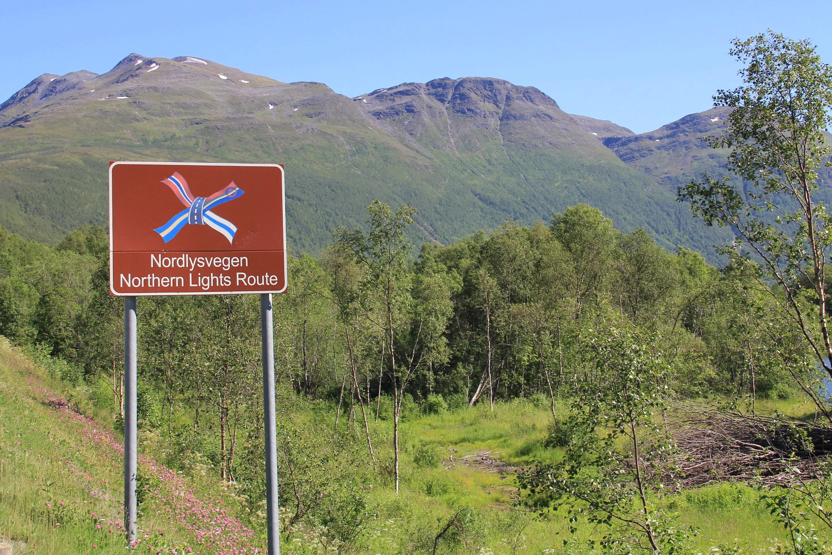 Nordkjosbotn landscape along Nordlysvegen road
