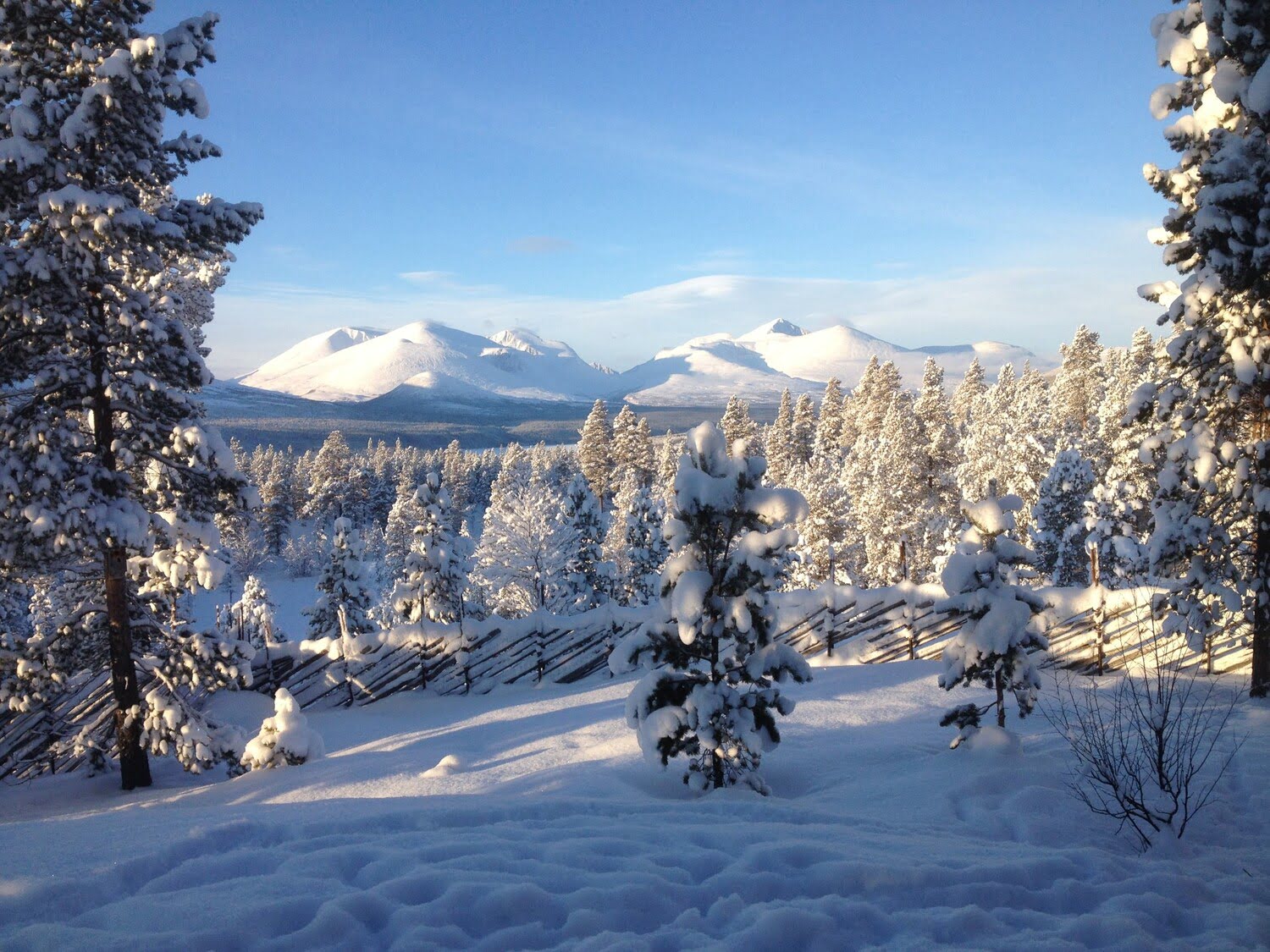 Mountain landscape near Sollia, Norway