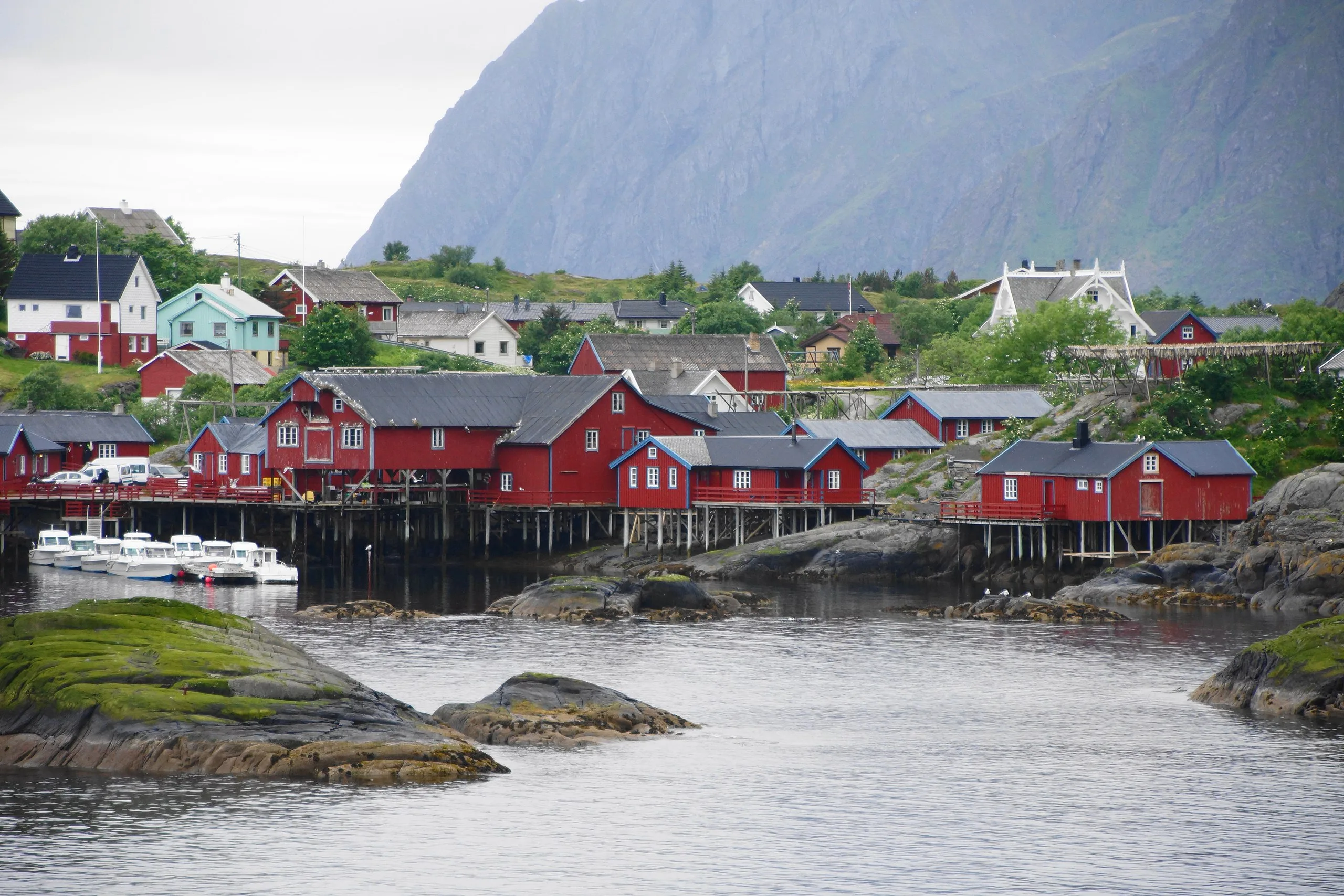 Sørvågen in Moskenes municipality, Lofoten
