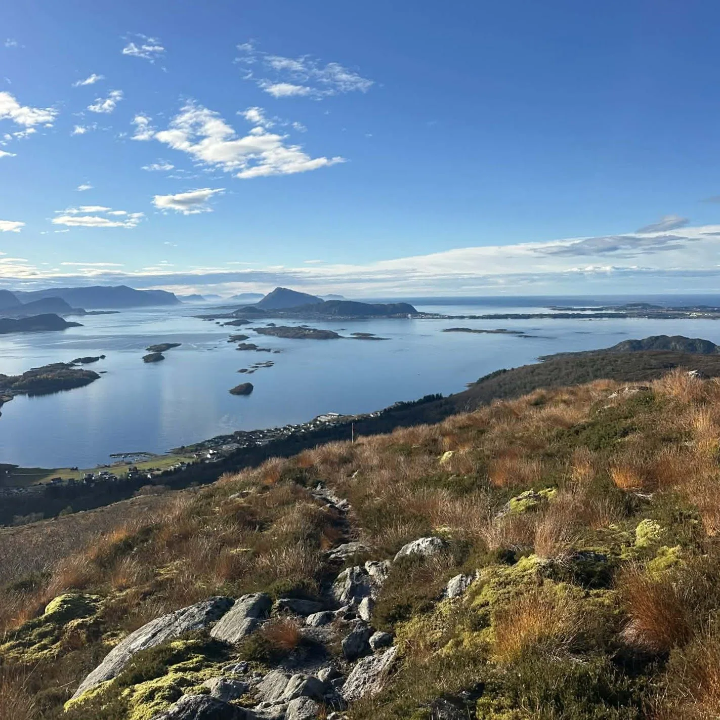 View from Søvikvarden towards Ålesund